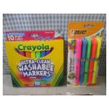 (EC1) Assorted Pens, Markers and Hi...