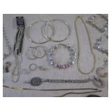 (EC1) Assorted Costume Jewelry...
