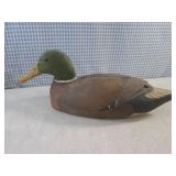 (FS) Hand Carved Wood Duck Decoy So...