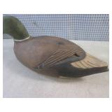 (FS) Hand Carved Wood Duck Decoy So...
