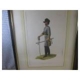 (D-4) 2 Vintage Framed Signed and N...