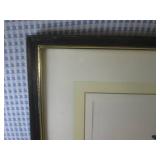 (D-4) 2 Vintage Framed Signed and N...