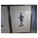 (D-4) 2 Vintage Framed Signed and N...