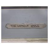 (A-4) Vintage Framed "The Lonely Gu...