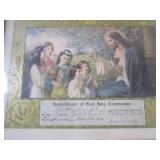 (A-4) Vintage Framed "The Lonely Gu...