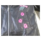 (BR1) Kids New Def Leppard Faux Lea...