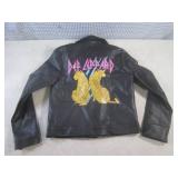 (BR1) Kids New Def Leppard Faux Lea...