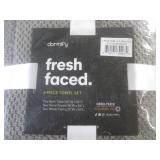 (BS) New 6pc Towel Set in Gray...