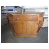 (FRNT) Wood Cabinet with 1 Large Dr...