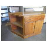 (FRNT) Wood Cabinet with 1 Large Dr...