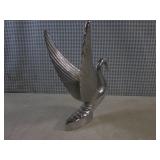 (CNTR) Vintage Chrome Swan Hood Orn...