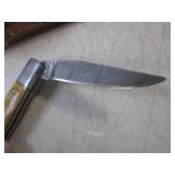 (FS) 7 1/4" Damascus Blade Folding ...