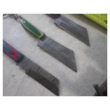 (FS) 3 Damascus Blade Keychain Kniv...