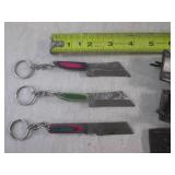 (FS) 3 Damascus Blade Keychain Kniv...