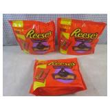 (B-3) 3 Bags of Snack Size Reeses C...
