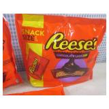 (B-3) 3 Bags of Snack Size Reeses C...