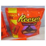 (B-3) 3 Bags of Snack Size Reeses C...