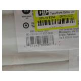 Twin/Twin Extra Long Satin Quilt White/Black - Room Essentials