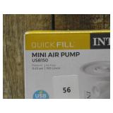 Intex Quick Fill Cylinder Mini USB Air Pump