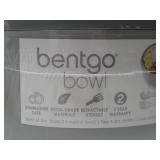 Bentgo Bowl Insulated Leakproof Bowl with Collapsible Utensils & Snack Compartment - Gray