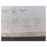 Threshold King Comforter Set Mauve 8-Piece - Brand New *A