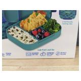 Bentgo Kids Snap & Go Leak-Proof Lunch Set, Insulated Bag, Shark Print - Brand New