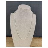 .925 Sterling Silver 3mm Rope Chain 20" Necklace, $64 Retail - Brand New