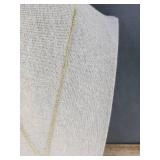 Kelmal Collection R Initial 14K Gold Plated Necklace - 18in Chain & 2in Extender - Brand New