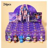 Disney Turn Me Royal 24 Mystery Figurine Keychain Set with Rekindle the Magic Display Retail Box - Brand New