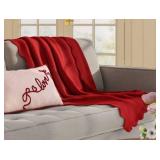 Threshold Red Throw 50" x 60" - Brand New
