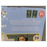 Bluey Wooden Tea Party Set - Brand New *T