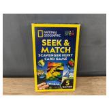 National Geographic Seek & Match Card Game - Go Fish Card Game - Taco vs Burrito - Brand New *T