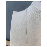 Dainty Smiley Face Necklace - Silver Color, 15" Long, 2" Extender - Brand New