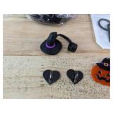 Stanley 40oz Tumbler Halloween Accessories - Silicone Boot Charms & Straw Topper - Brand New