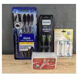 Oral-B 4pk, Philips One 2pk, EB18-X 4pk, Cleansings 24 Toothbrushes - Brand New