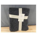 Threshold Throw 50 x 60 Blue & Pillow 18 x 18 Blue - Brand New