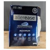 Allerease Queen Size Maximum Zippered Mattress Protector Waterproof Barrier - Brand New