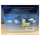 Allerease Queen Size Maximum Zippered Mattress Protector Waterproof Barrier - Brand New