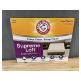 Arm & Hammer Supreme Loft Mattress Pad - Twin/Twin XL - Brand New
