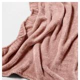 Threshold Shiny Chenille Throw 50" x 60" - Brand New