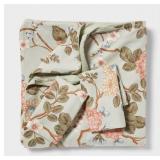 Threshold King Floral Print Duvet Set $79 Retail - New
