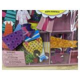 Melissa & Doug Abby & Emma Wooden Magnetic Dress-Up Play Set - Brand New *T