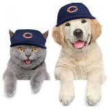 Chicago Bears Navy Blue Baseball Pet Cap - Adjustable - Brand New *T