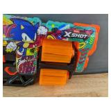 ZURU X-SHOT SKINS Sonic DREAD Hyper Spike Blaster - Brand New *T