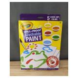 Crayola Washable Paint Spill-Proof 5 Colors & Washable Project Paint Bold 6 Colors - Brand New *T