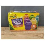 Crayola Washable Paint Spill-Proof 5 Colors & Washable Project Paint Bold 6 Colors - Brand New *T