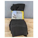 2 Free Country Ladies Faux Fur Lined Leggings Black M/L - Brand New