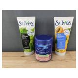 St. Ives BHA Exfoliants and Noxzema Anti-Blemish Pads Ultimate Clear, 90 Pads - Brand New