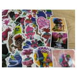 Trolls Stickers - 60 Total - Brand New