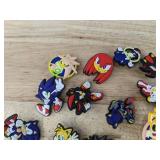 28 Brand New Sonic the Hedgehog Video Game Character Croc Charms